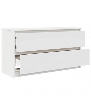 vidaXL TV Cabinet White 100x35x54 cm Engineered Wood