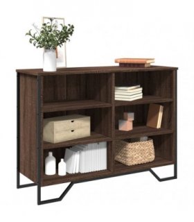 vidaXL Sideboard Brown Oak 101x35.5x74.5 cm Engineered Wood