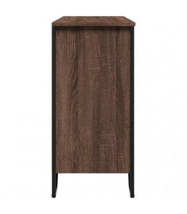 vidaXL Sideboard Brown Oak 101x35.5x74.5 cm Engineered Wood