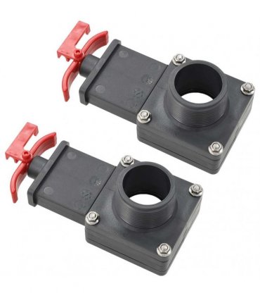 vidaXL Pool Gate Valve 2 pcs 1.5"