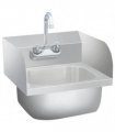 vidaXL Commercial Hand Wash Sink with Faucet Stainless Steel