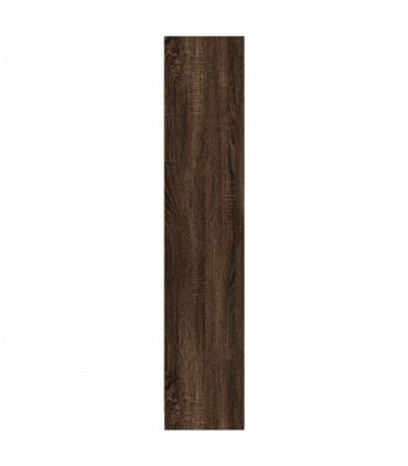 vidaXL Bookcase Brown Oak 57x28.5x107.5 cm Engineered Wood