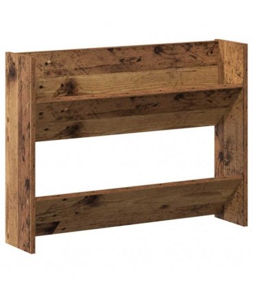 vidaXL Shoe Cabinet 2 pcs Old wood 80 x 18 x 60 cm Engineered Wood