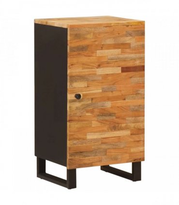 vidaXL Side Cabinet with Door Brown 40 x 33 x 75 cm Solid Mango Wood