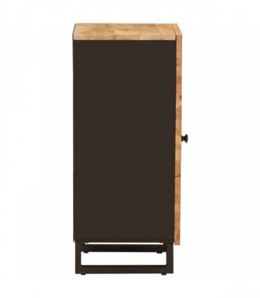 vidaXL Side Cabinet with Door Brown 40 x 33 x 75 cm Solid Mango Wood