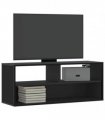 vidaXL TV Cabinet Black 100x31x39.5 cm Engineered Wood and Metal