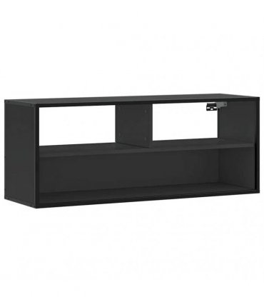 vidaXL TV Cabinet Black 100x31x39.5 cm Engineered Wood and Metal