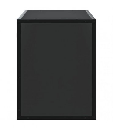 vidaXL TV Cabinet Black 100x31x39.5 cm Engineered Wood and Metal