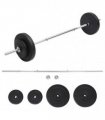 vidaXL Barbell with Plates Set 30 kg