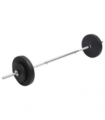 vidaXL Barbell with Plates Set 30 kg