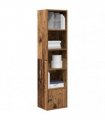 vidaXL Bookcase Old Wood 31x24x127 cm Engineered Wood