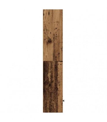 vidaXL Bookcase Old Wood 31x24x127 cm Engineered Wood