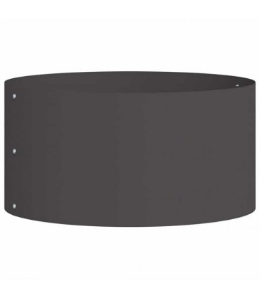 vidaXL Planter Ring 5 pcs Black 40 x 40 x 20 cm Cold-rolled Steel