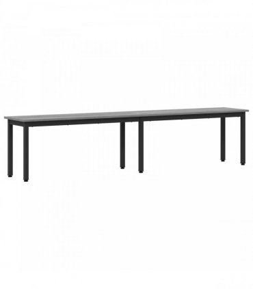 vidaXL Bench Grey Sonoma 200 x 35 x 45 cm Engineered Wood