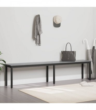 vidaXL Bench Grey Sonoma 200 x 35 x 45 cm Engineered Wood