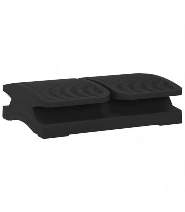 vidaXL Footrest Black 43.5x32.5x10.5 cm