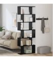 vidaXL Book Cabinet Black Oak 70 x 24 x 193.5 cm Engineered Wood
