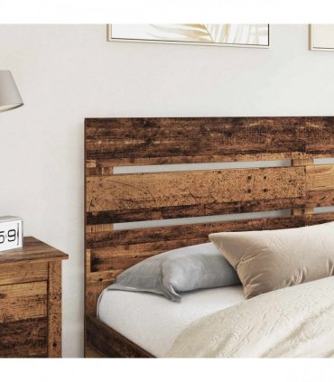 vidaXL Headboard Old Wood Engineered Wood
