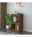 vidaXL Book Cabine Honey Brown 40x35x71 cm Solid Pinewood
