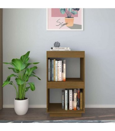 vidaXL Book Cabine Honey Brown 40x35x71 cm Solid Pinewood