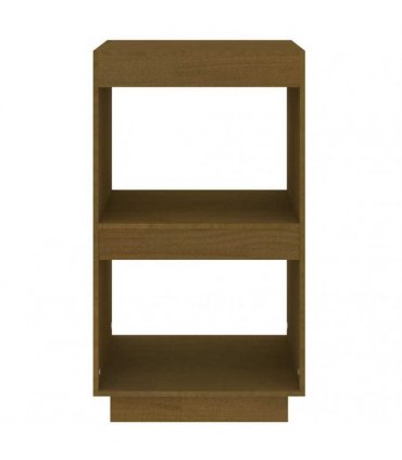 vidaXL Book Cabine Honey Brown 40x35x71 cm Solid Pinewood