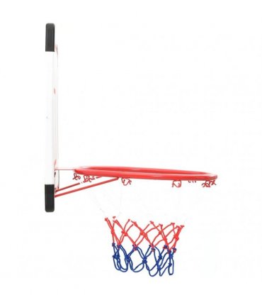 vidaXL Five Piece Wall Mounted Basketball Backboard Set