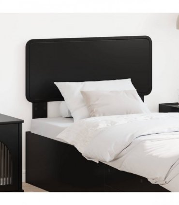 vidaXL Headboard Black Oak Engineered wood