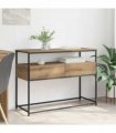 vidaXL Console Table Artisan Oak 100 x 40 x 75 cm Engineered Wood