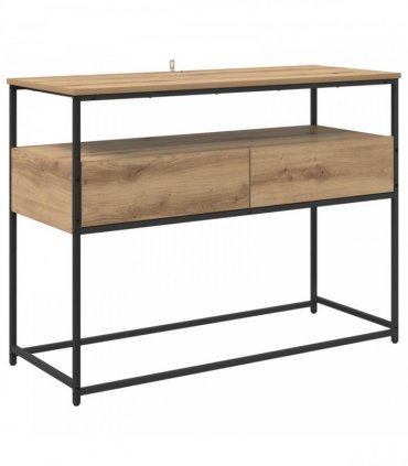 vidaXL Console Table Artisan Oak 100 x 40 x 75 cm Engineered Wood
