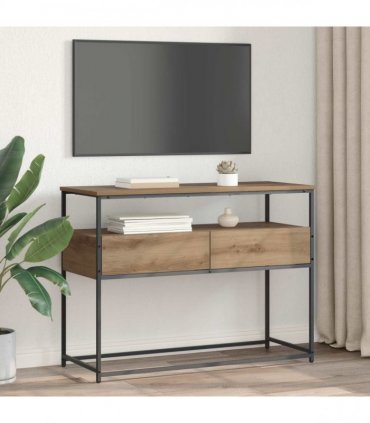 vidaXL Console Table Artisan Oak 100 x 40 x 75 cm Engineered Wood