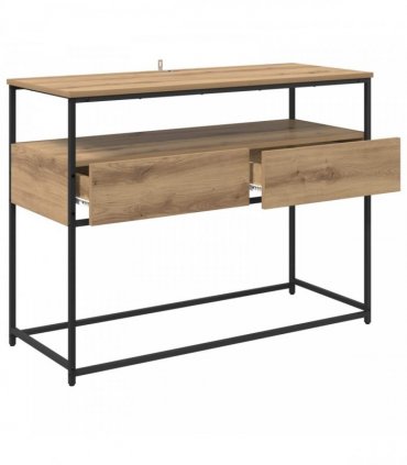 vidaXL Console Table Artisan Oak 100 x 40 x 75 cm Engineered Wood