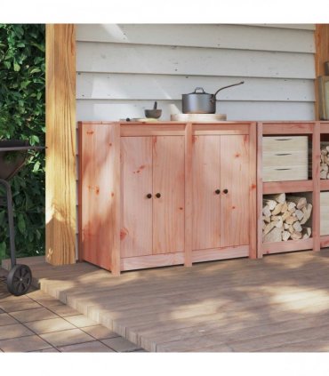 vidaXL Kitchen Door MEPPEL 2 pcs Brown 50 x 9 x 82 cm