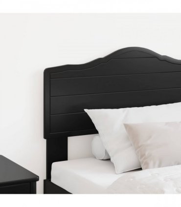 vidaXL Headboard Black Oak Engineered wood