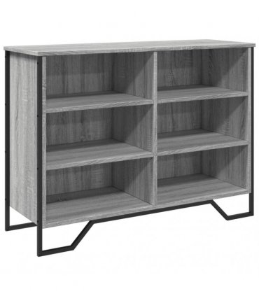 vidaXL Sideboard Grey Sonoma 101x35.5x74.5 cm Engineered Wood