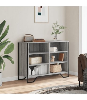 vidaXL Sideboard Grey Sonoma 101x35.5x74.5 cm Engineered Wood