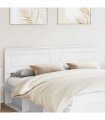 vidaXL Headboard White Engineered wood