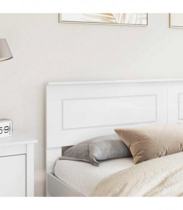 vidaXL Headboard White Engineered wood