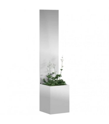 vidaXL Garden Privacy Screen Silver 32 x 150 cm Galvanised steel