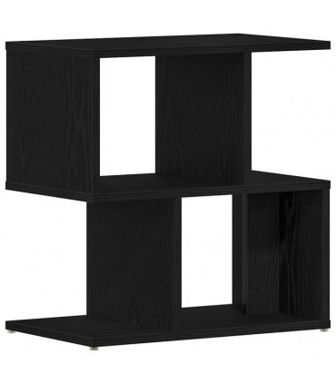 vidaXL Bedside Cabinet Black Oak 50 x 30 x 51,5 cm Engineered Wood