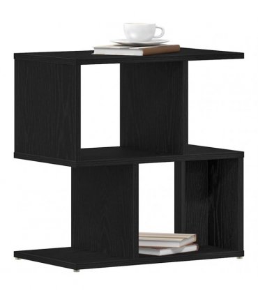 vidaXL Bedside Cabinet Black Oak 50 x 30 x 51,5 cm Engineered Wood