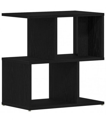 vidaXL Bedside Cabinet Black Oak 50 x 30 x 51,5 cm Engineered Wood