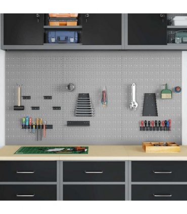 vidaXL Tool Wall Panel 3 pcs Grey 150 x 1 x 80 cm