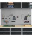 vidaXL Tool Wall Panel 3 pcs Grey 150 x 1 x 80 cm