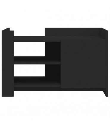 vidaXL Coffee Table Black 80x50x50 cm Engineered Wood