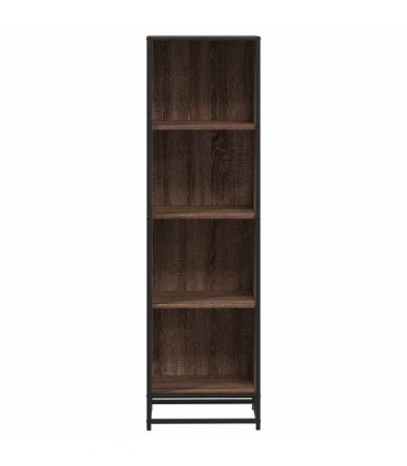 vidaXL Book Cabinet Brown Oak 40x35x139 cm Engineered Wood