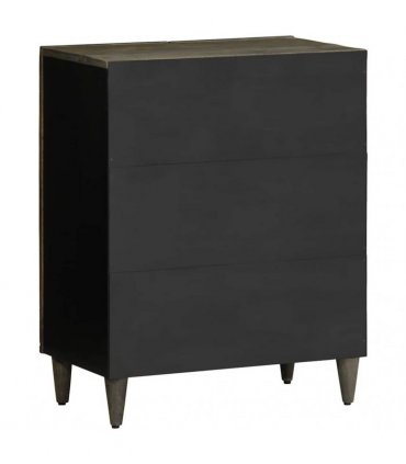 vidaXL Sideboard Light Grey 60x33.5x75 cm Solid Wood Mango