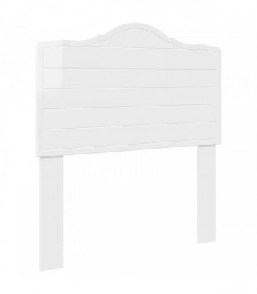 vidaXL Headboard Gloss White Engineered wood
