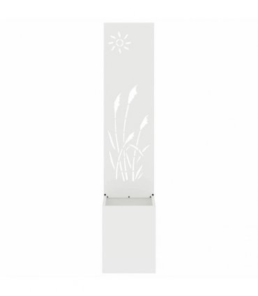 vidaXL Garden Privacy Screen White 32 x 150 cm Cold-rolled steel