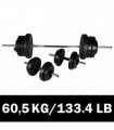 Barbell + 2 Dumbbell Set 60.5kg