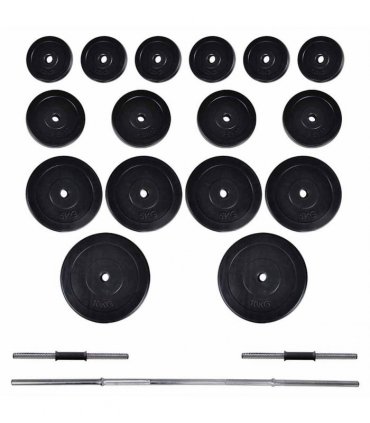 Barbell + 2 Dumbbell Set 60.5kg